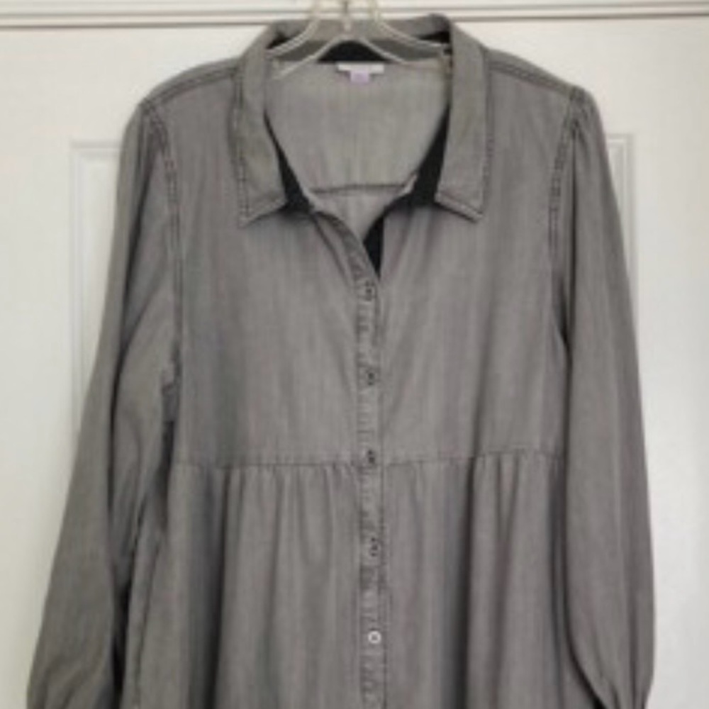 Serra Black and Gray Dress - Picture 4 of 5